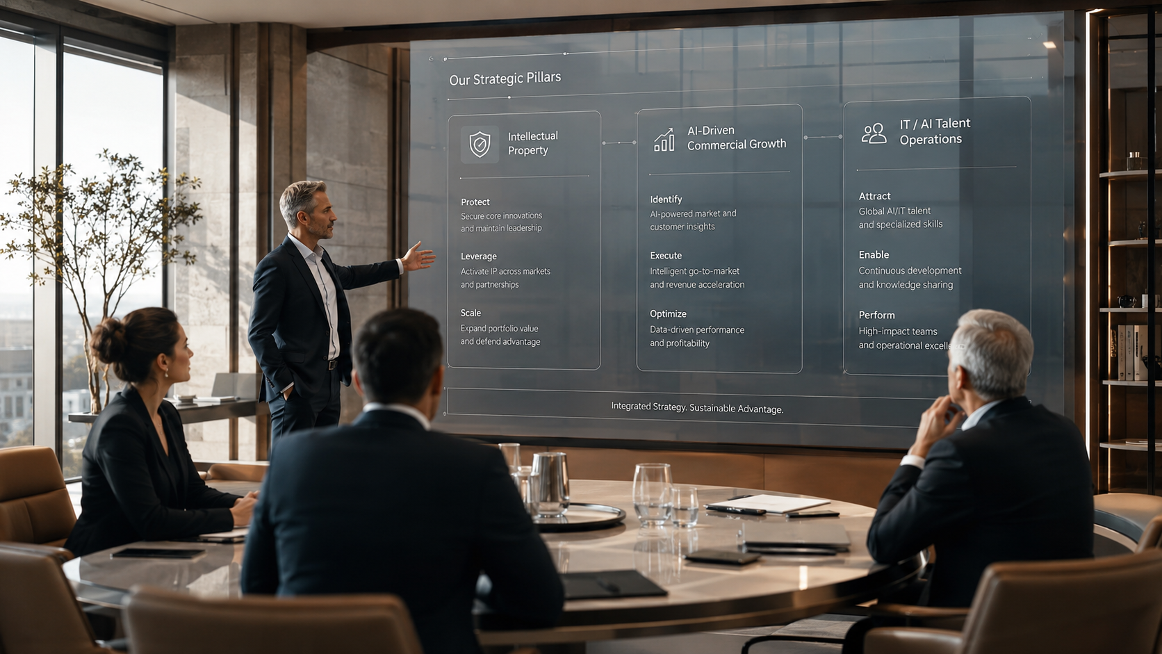 TheQ Project LP strategic infrastructure for intellectual property, AI-driven growth and IT talent operations