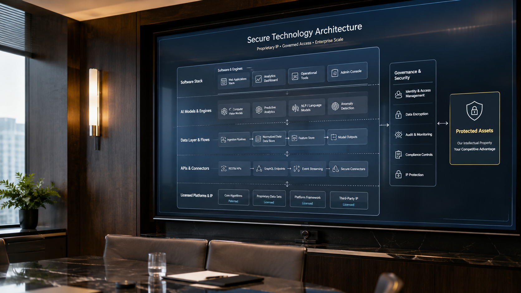 TheQ Project LP intellectual property and technology assets architecture