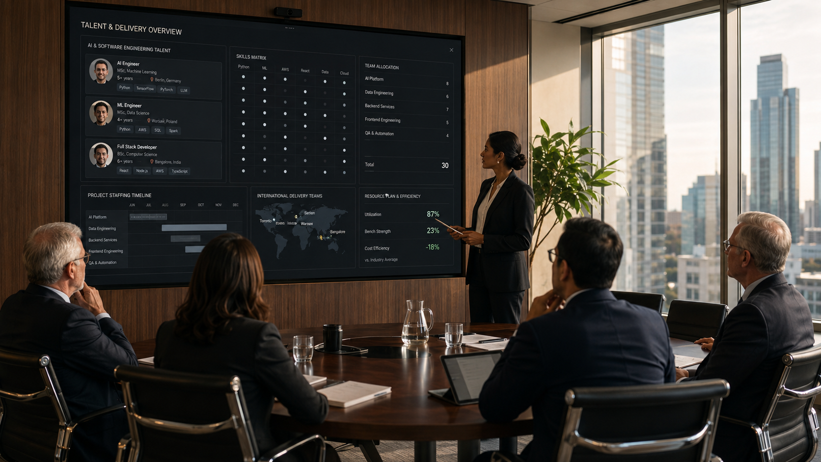 TheQ Project LP international recruitment and management of IT and AI teams